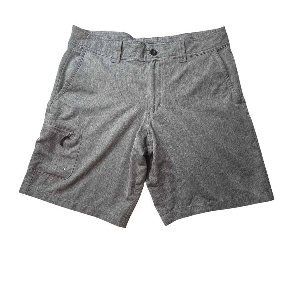 Magellan Shorts Mens 32 Gray Fish Gear Water Repellent Fishing Cargo Outdoor